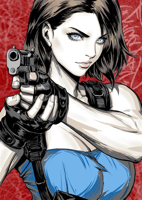 Resident Evil 3 Jill Valentine Arte De Personajes Personajes De Anime Diseño De Personajes