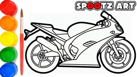 Cara mengecat ruji sepeda motor huzenify via huzenify.blogspot.co.id. Cara Menggambar Motor Kawasaki Ninja - YouTube