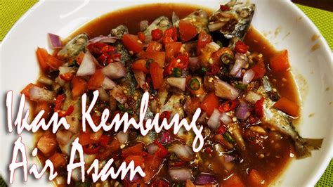 Ikan kembung bisa diolah menjadi berbagai macam makanan. Tentang Aku: Resepi : Ikan Kembung Kukus Air Asam