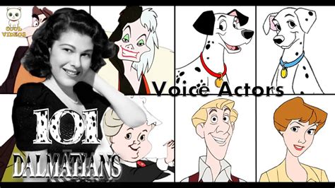 Voice Actors 101 Dalmatians 1961 Youtube