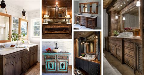 The times have passed when people need some plastics and it is easy to wash. 35 Best Rustic Bathroom Vanity Ideas and Designs for 2020