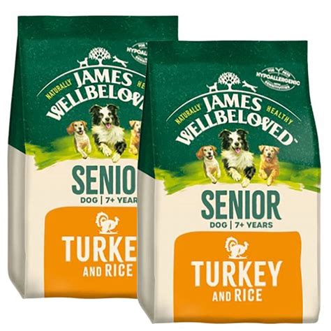 James Wellbeloved Senior Turkey And Rice Dog Food 2 X 15kg Feedem