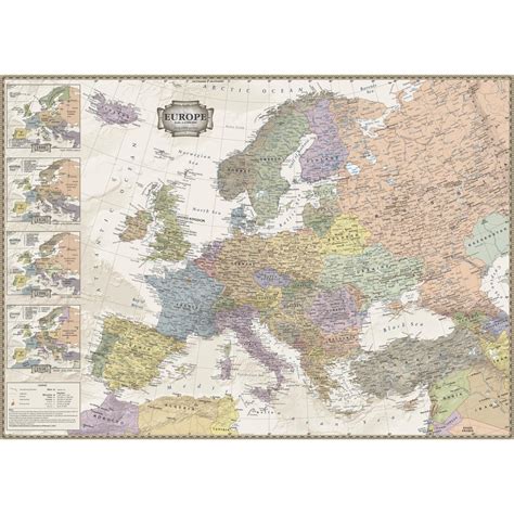 Wall Map Of Europe Map Of Western Hemisphere Images