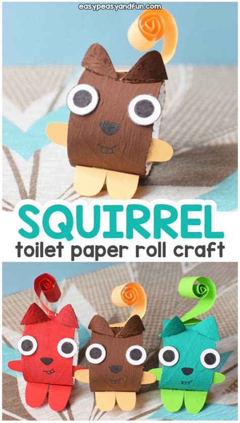 Squirrel Toilet Paper Roll Craft Easy Peasy And Fun