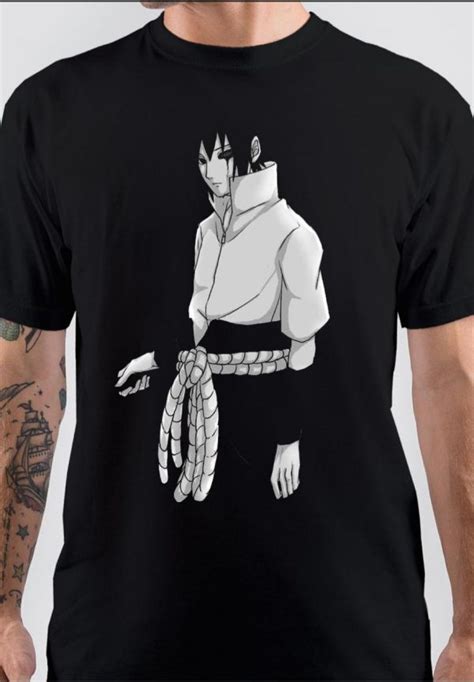 Sasuke Uchiha Black T Shirt Swag Shirts