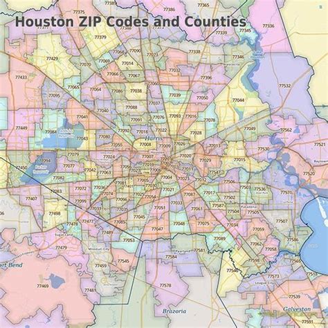 Pin By Frank Clements On Realtor Related Houston Zip Code Map Zip