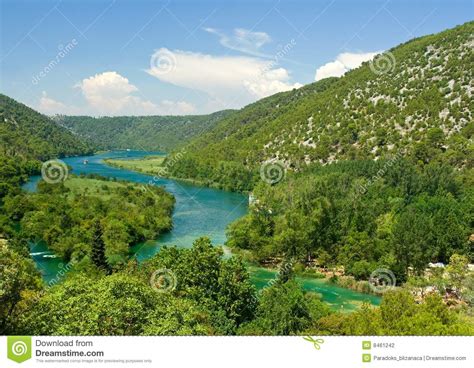 Beautiful River Landscape Scene Stock Photo Image Of River Clean