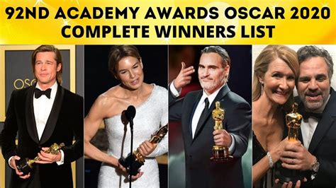 Best oscars 2020 memes | 1917 got its. Oscar 2020 Awards Complete Winners List | Best Actor ...