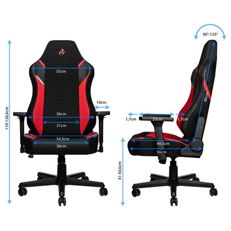 Nitro Concepts X1000 Gaming Chair Inferno Red Gaming Chairs Per590183