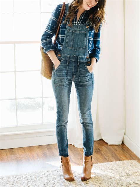 Three Ways To Wear Overalls In The Fall Overalls Outfit Simple Fall