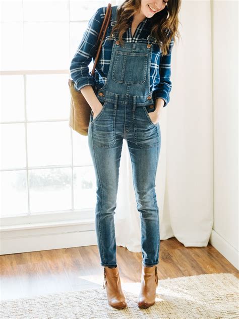 Three Ways To Wear Overalls In The Fall Overalls Outfit Denim