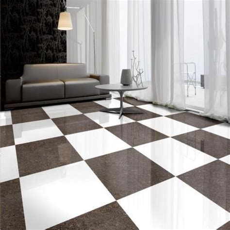 Ceramic Vitrified Floor Tile Glossy Thickness 10 Mm At Rs 55square