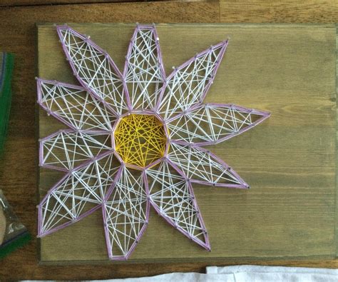 How To Make String Art 4 Steps With Pictures Instructables