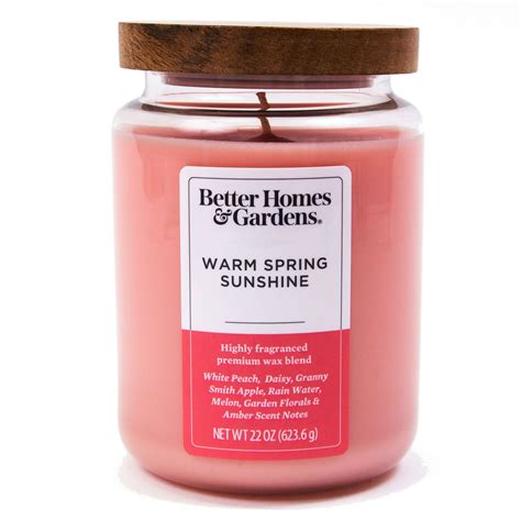 Better Homes And Gardens Warm Spring Sunshine Scented Single Wick Large