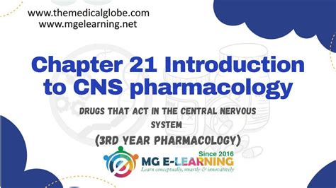 Introduction To Cns Pharmacology Chapter 21 Drugs That Act In The