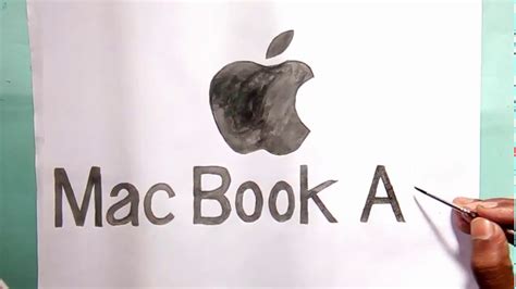 How To Draw The Macbook Air Logo Youtube