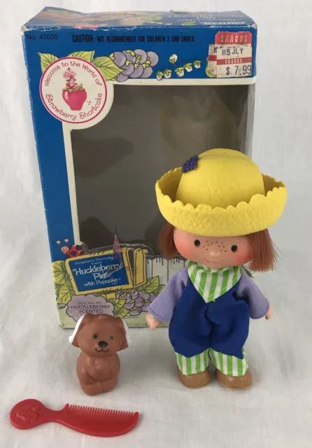 Vintage Strawberry Shortcake Friend Huckleberry Pie With Pupcake And Box 1982 34 99 Picclick