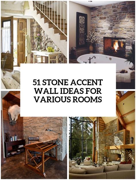 25 stylish bedroom accent wall ideas. 31 Stone Accent Wall Ideas For Various Rooms - DigsDigs