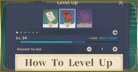 Leveling Guide How To Level Up Characters Genshin Impact Gamewith