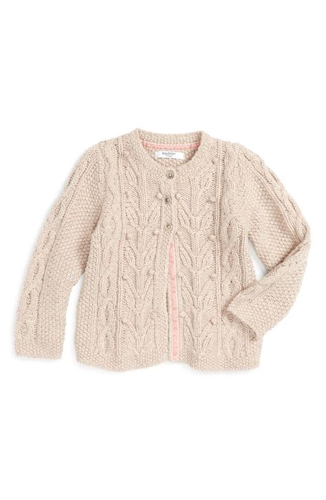 Mini Boden Cable Knit Cardigan Baby Girls And Toddler Girls Nordstrom