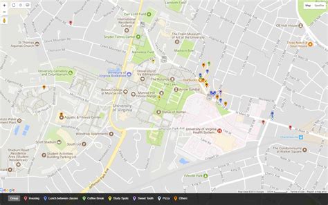 Interactive Map Of Charlottesville Experience Mcintire