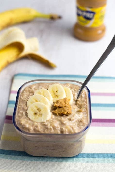Banana And Peanut Butter Overnight Oats Amuse Your Bouche