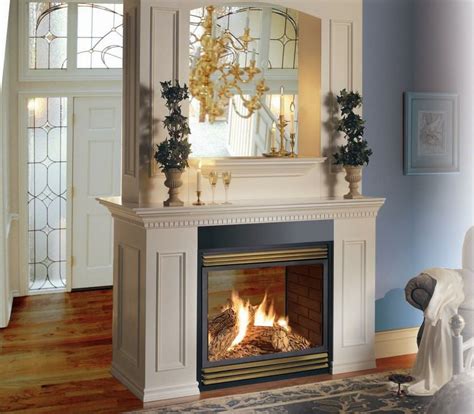 Indoor gas burner kits for a fireplace that operates without a chimney, you must be sure that you have a vent free burner kit. Double sided fireplace | Vent free gas fireplace, Vented ...