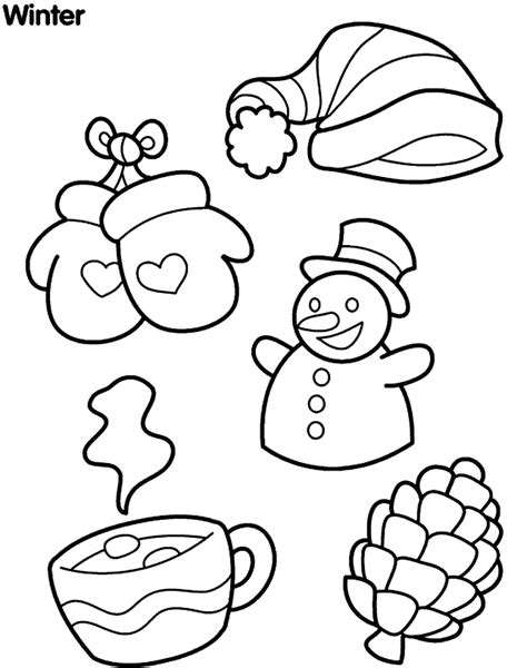 Winter Holiday Coloring Pages Printable Wallpapers9