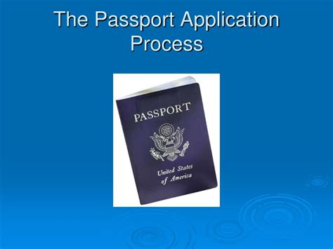 Ppt The Passport Application Process Powerpoint Presentation Free