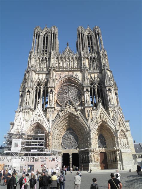 Reims Cathedral In Reims France 09102010 Cu Abroad Frank Ma A