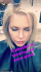 Sophie Monk Shares Trip To Hairdresser With Snapchat Fans With Very