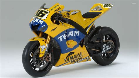 Yellow Yamaha Yzr M1 Front Side View Wallpaper Motorcycle Wallpapers