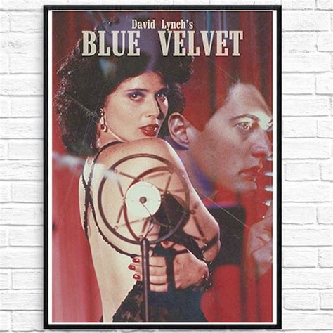 Blue Velvet Poster 18x24 David Lynch Etsy