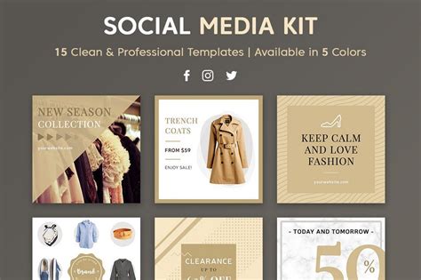 50 Best Social Media Kit Templates And Graphics 2021 Design Shack