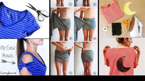 Best Clothes Diy Projects And Easy Do It Yourself From Old Clothes Youtube
