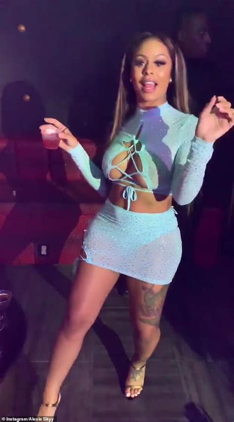 Alexis Skyy Carried Out Of Super Bowl Party After