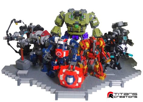 Avengers Assemble Lego Projects Lego Creations Cool Lego
