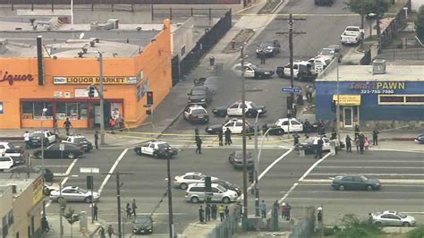 1 Dead 3 Wounded In South Los Angeles Shooting Abc7 Los Angeles