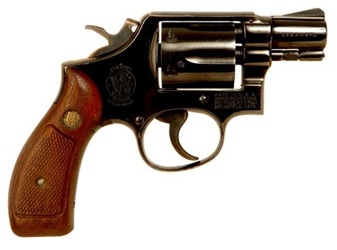 Deactivated Smith And Wesson Model 10 5 38 Snub Nose Revolver Modern