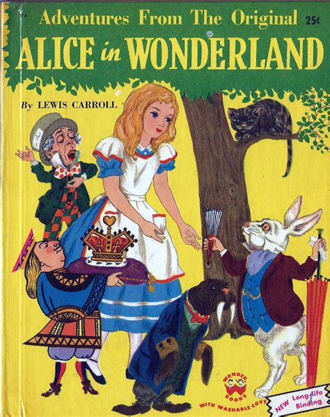 Adventures From The Original Alice In Wonderland Wonder Book By Lewis