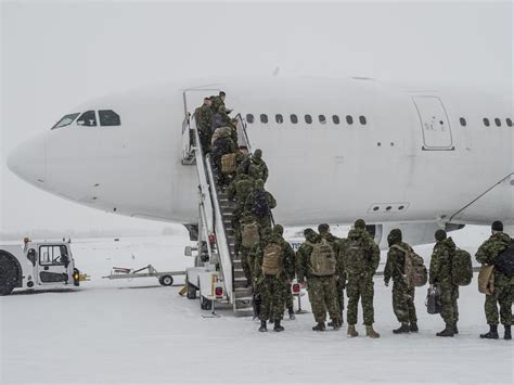 Watch Canadian Soldiers Leave For Latvia Edmonton Journal
