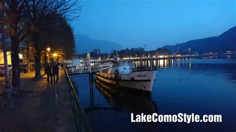 Lake Como Style Nightlife Lecco Italy Youtube