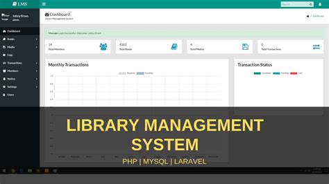 Library Management Software Web Application Developed In Laravel