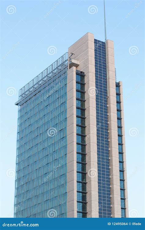 Photovoltaic Solar Panels On Skyscraper Stock Photo Image Of