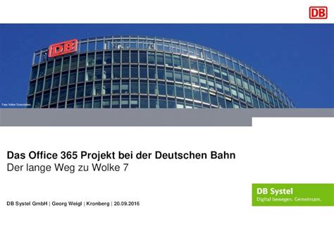 Pdf Das Office 365 Projekt Bei Der Deutschen Bahn · 3 Rechenzentren