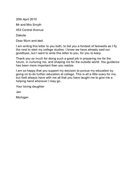 Goodbye Letter To Students Template