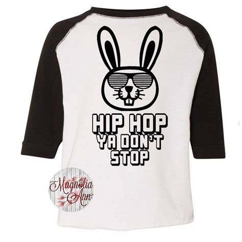 Hip Hop Ya Don't Stop Tshirt, Kids Easter Tshirt, Kids ...