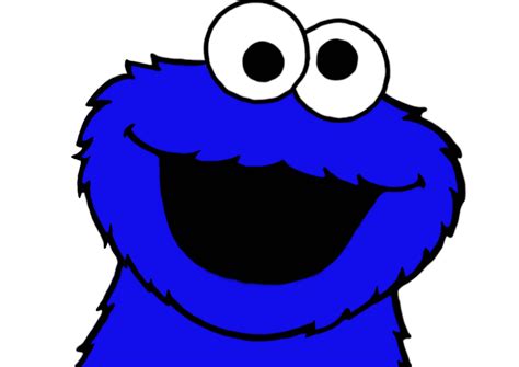 Cookie Monster Face Png Free Logo Image