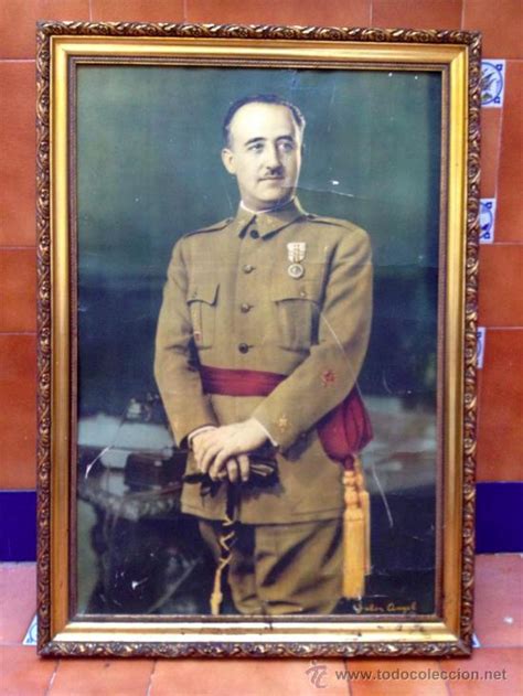 Cuadro Retrato Oficial De D Francisco Franco Comprar Propaganda