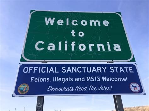 Welcome To California Official Sanctuary State